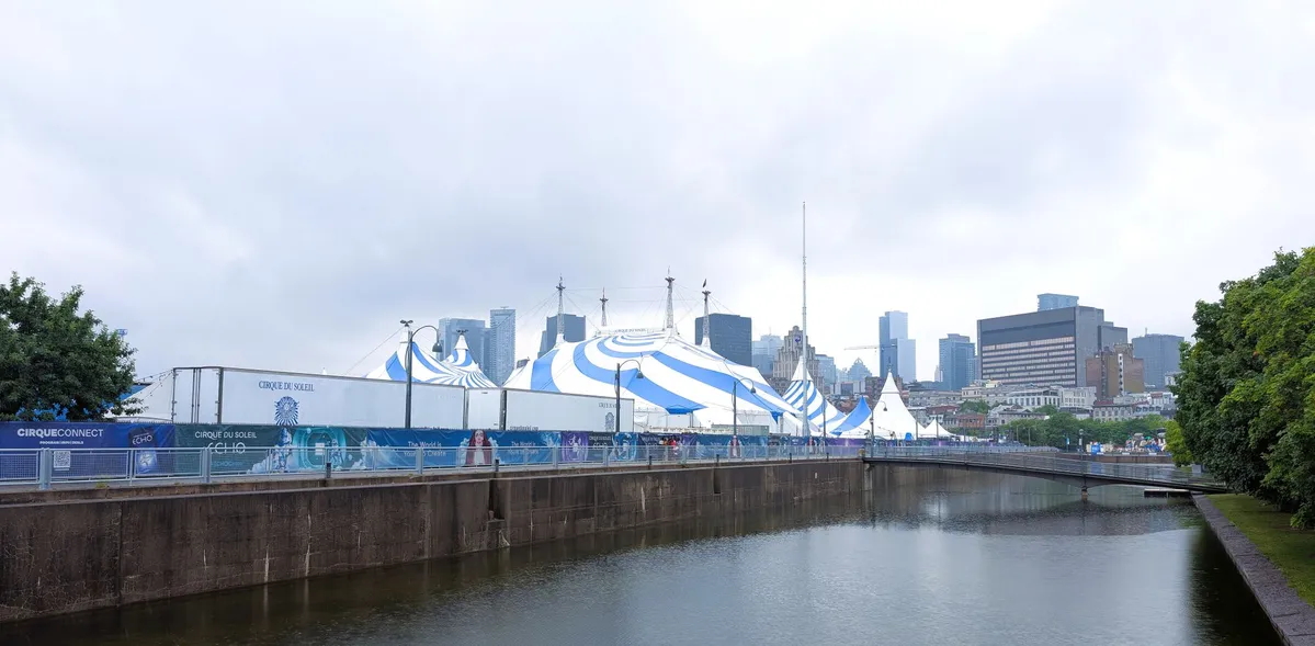Montreal Old Port and fireworks photo 3
